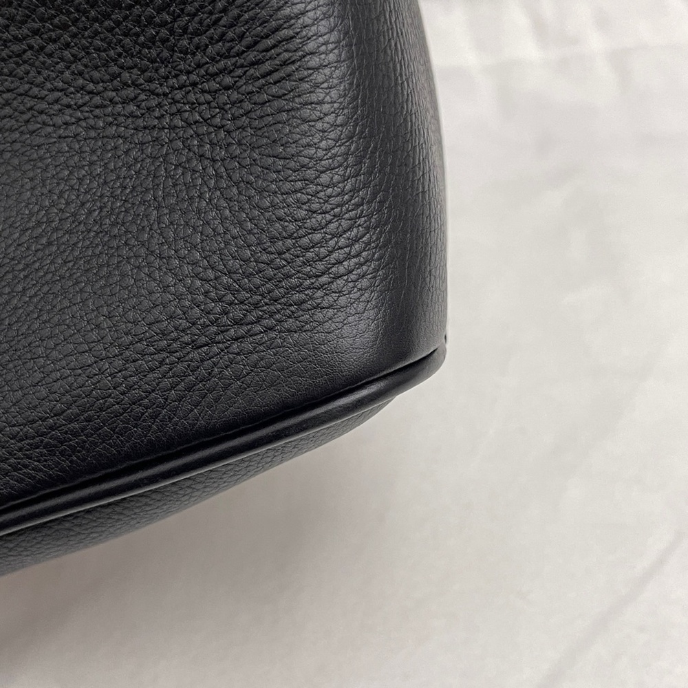 THE ROW Black 90s Zip leather Shoulder Bag Mini handbag Bag w/dust bag - Picture 11 of 16